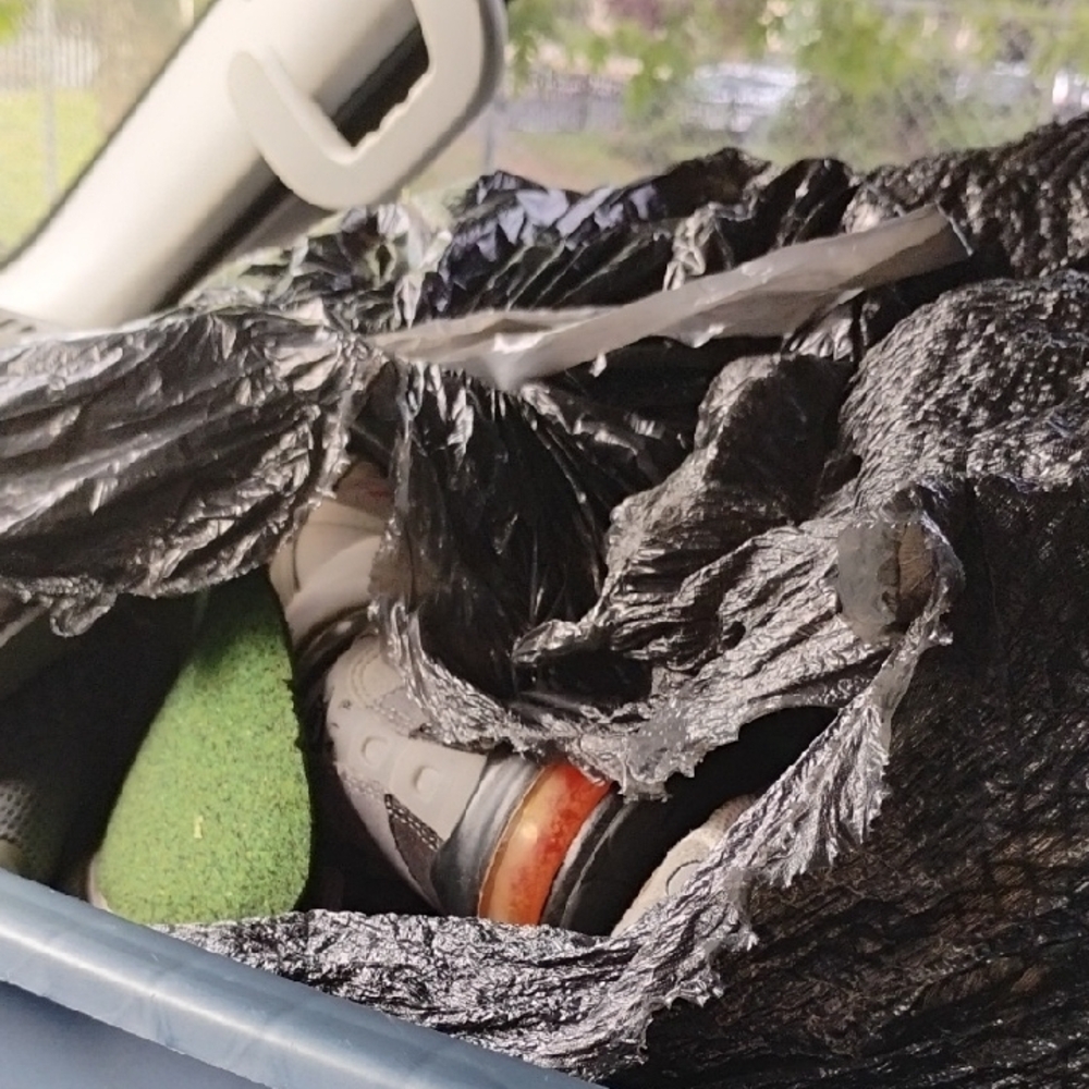 Black and Green Athletic Shoes
